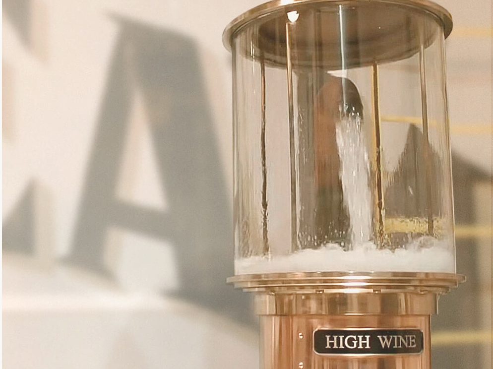 High wine distillation image