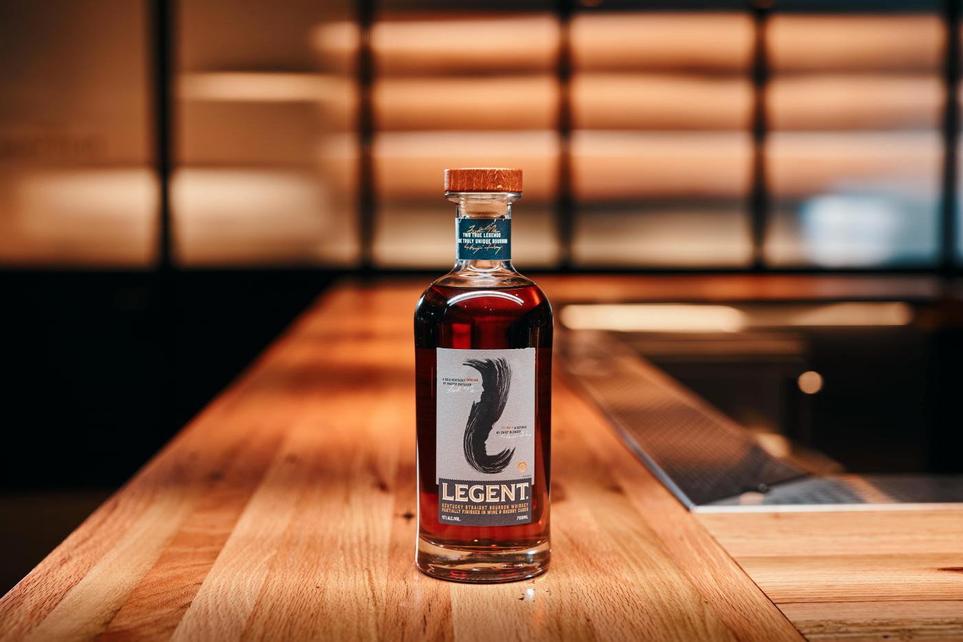 Legent Bourbon Bottle Image. bottle image