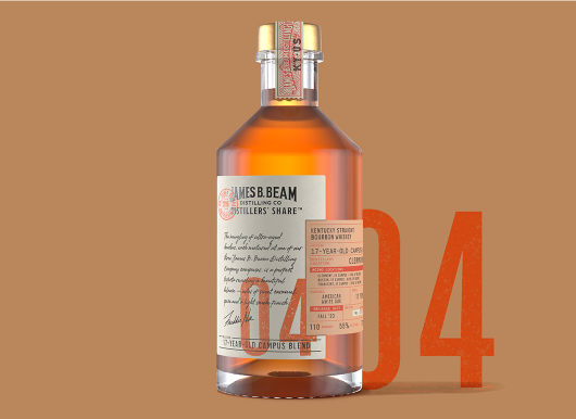 A bottle of  Distillers' Share 04