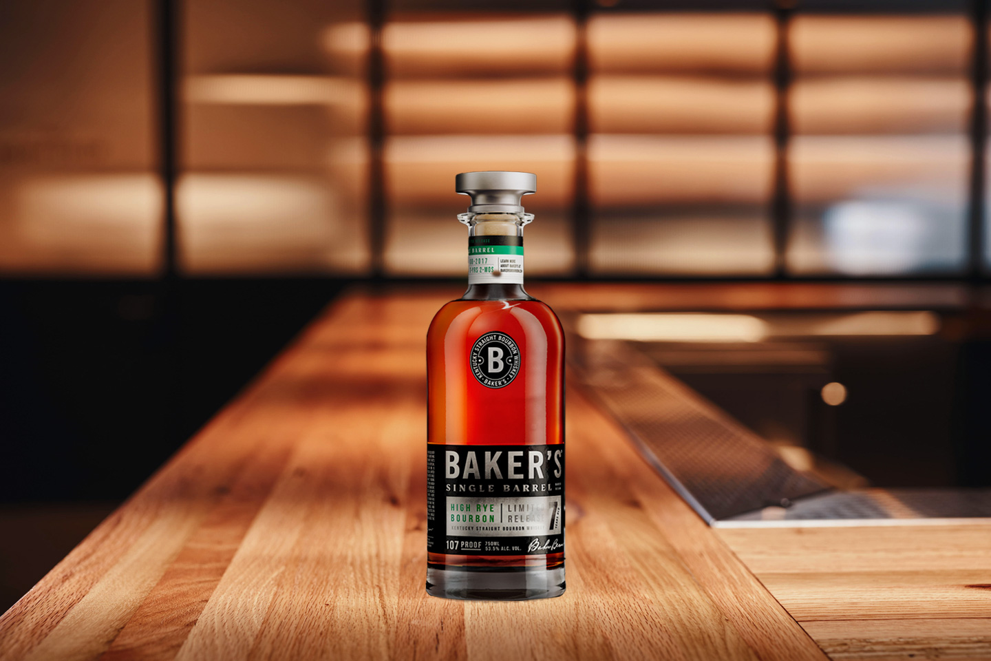 Baker’s High-Rye bottle