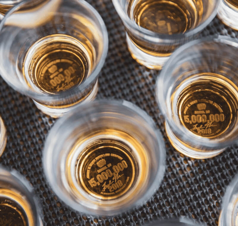 Glasses of whiskey image