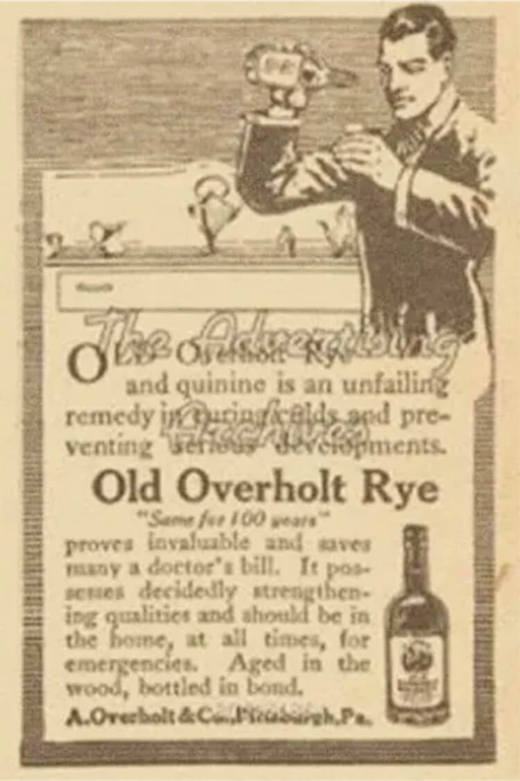 1921 newspaper ad