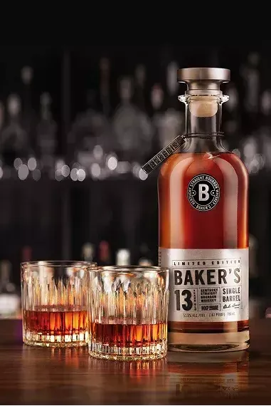 Bakers cocktail bottle
