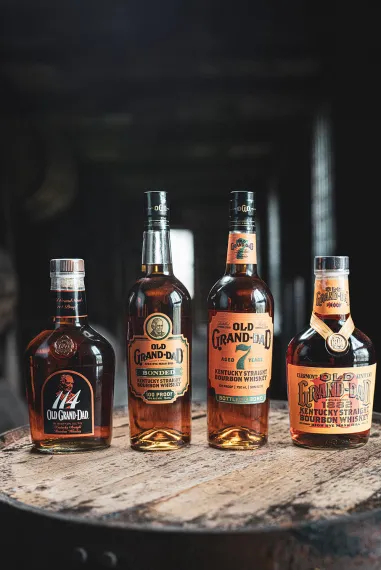 Old Grand-Dad bottles