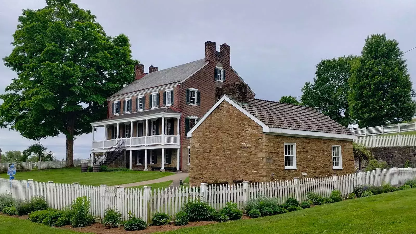 Historic  building at West Overton Village and Museum, birthplace of whiskey in Pennsylvania JBBDCo