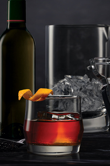 Baker's Boulevardier-Cocktail-Bourbon-Whisky-Bakers