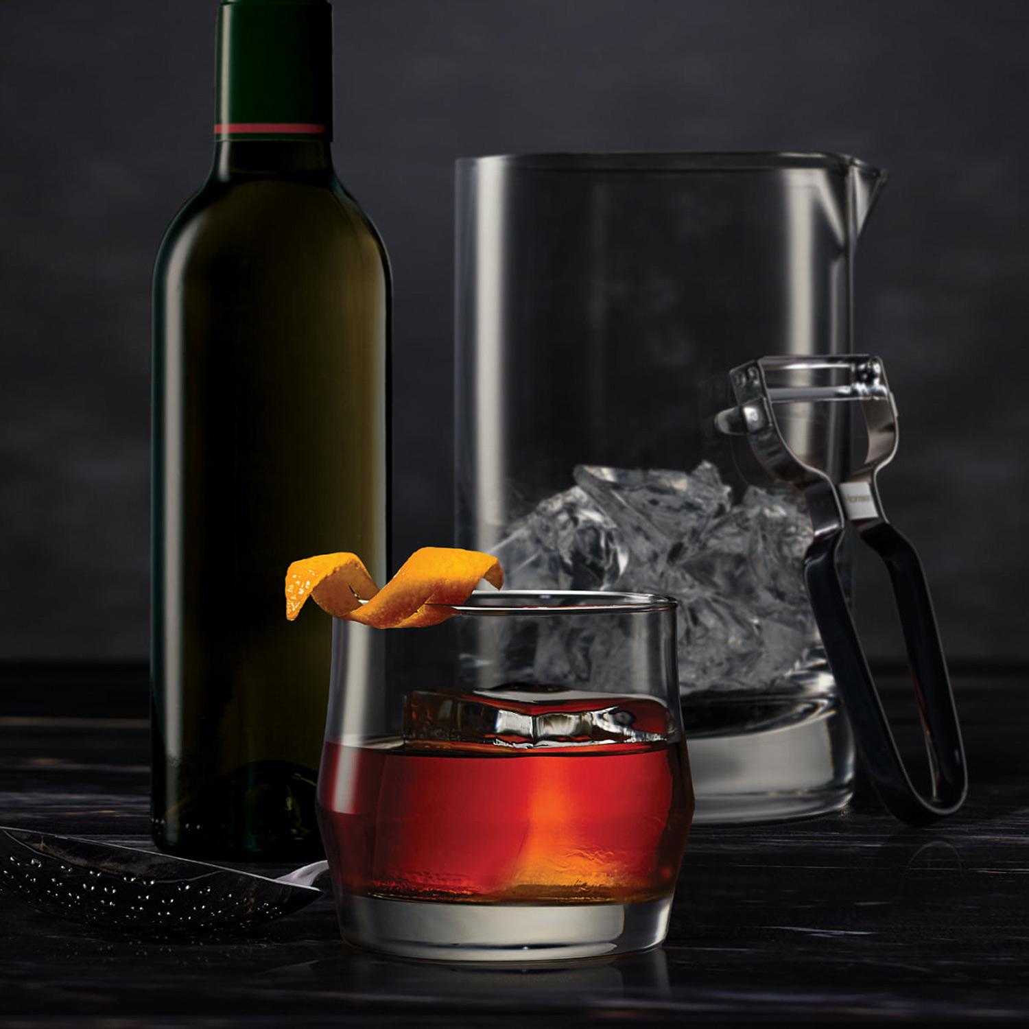 Baker's Boulevardier-Cocktail-Bourbon-Whisky-Bakers