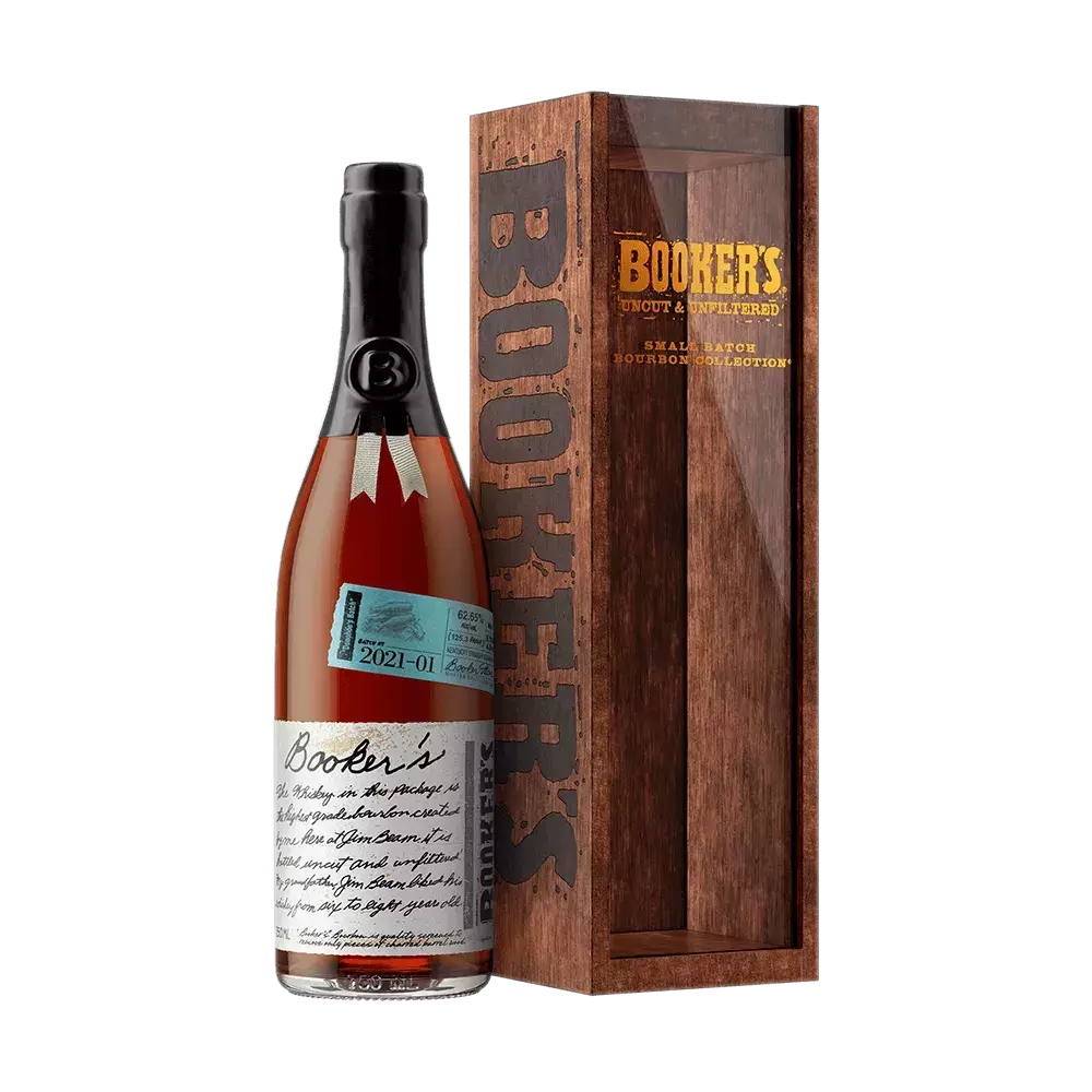 Booker’s bottle batch 2021-01 with box