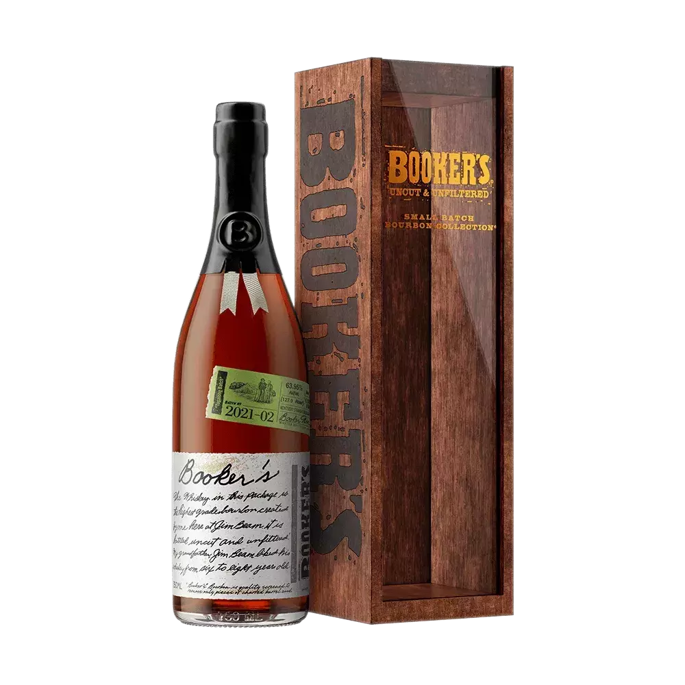 Booker’s bottle batch 2021-02 with box