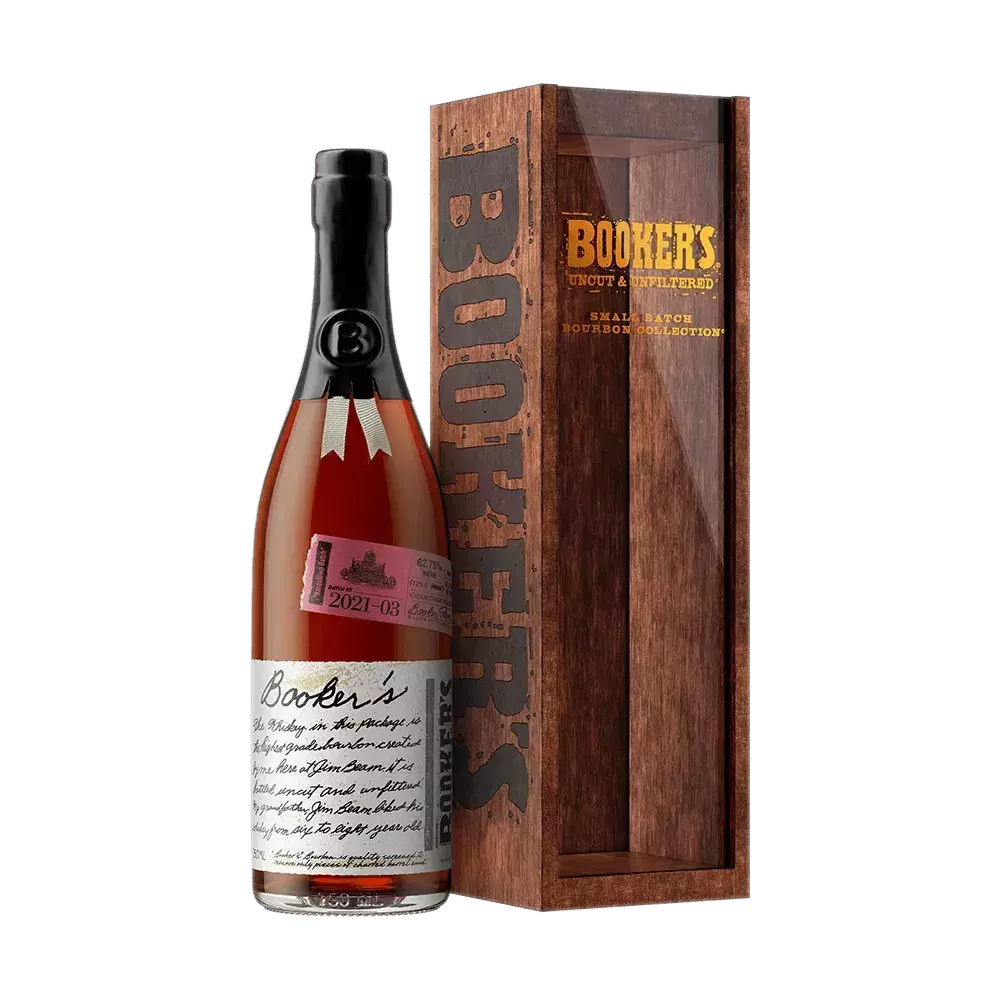 Booker’s bottle batch 2021-03 with box
