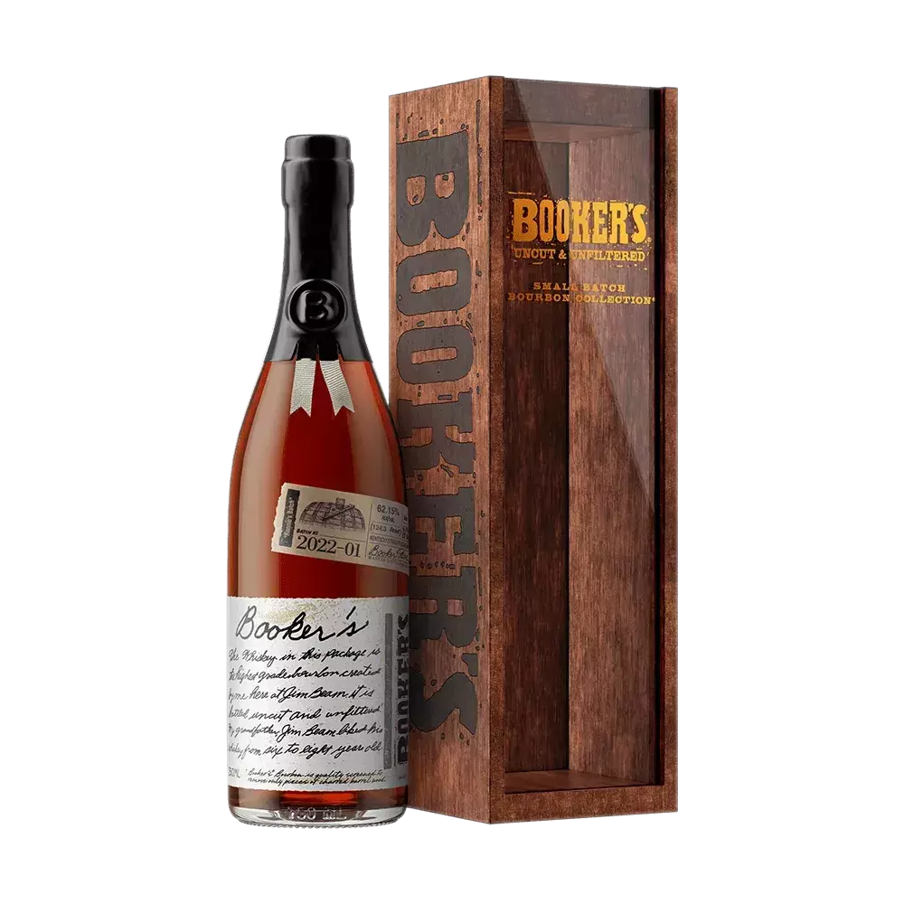 Booker’s bottle batch 2022-01 with box
