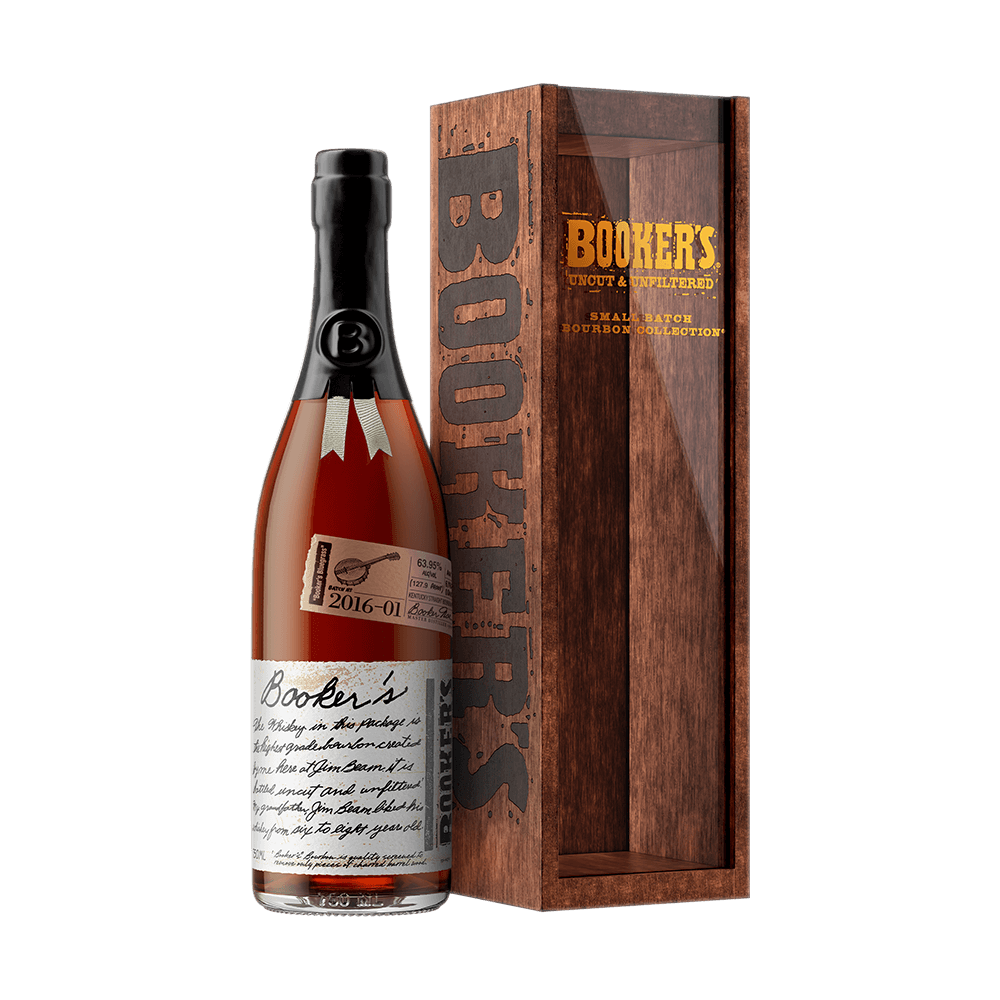 Booker’s bottle batch 2016-01 with box