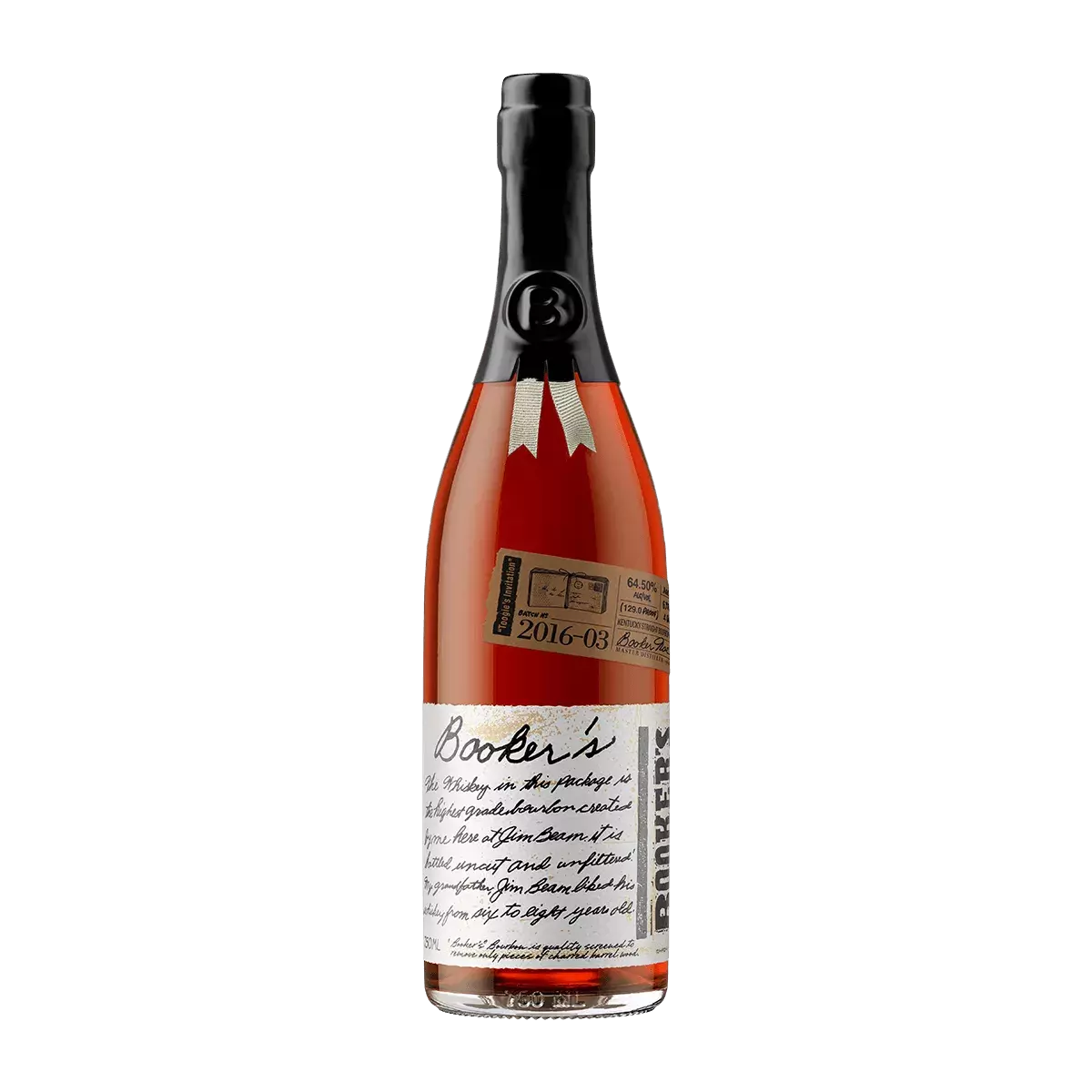 Booker’s bottle batch 2016 Le Limited Edition Booker’s® Rye