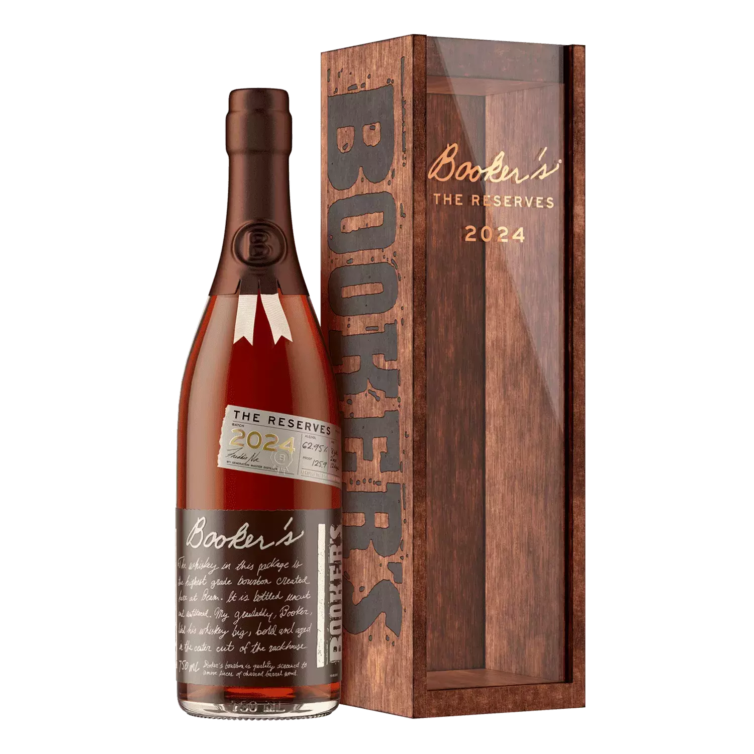 Booker’s bottle batch 2024-04 with box