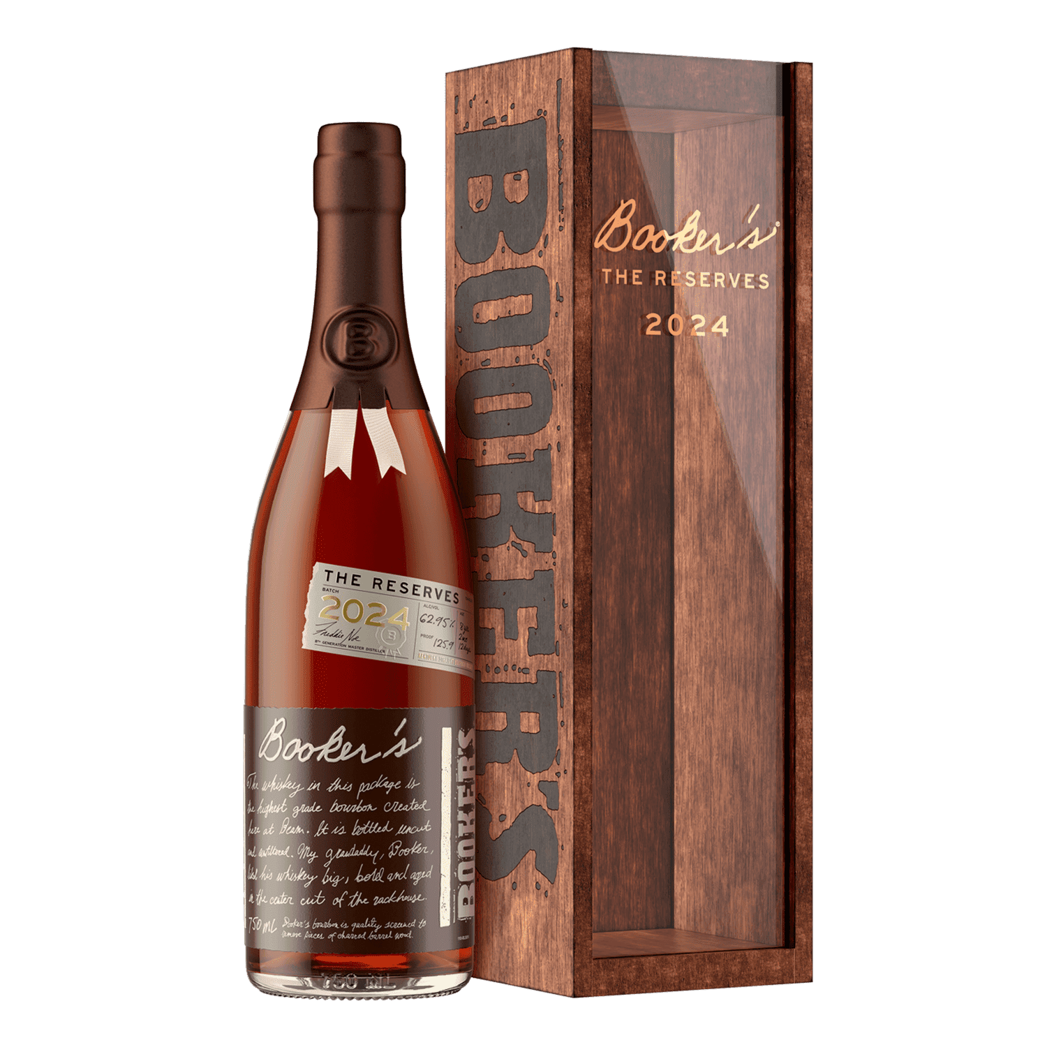 Booker’s bottle batch 2024-04 with box