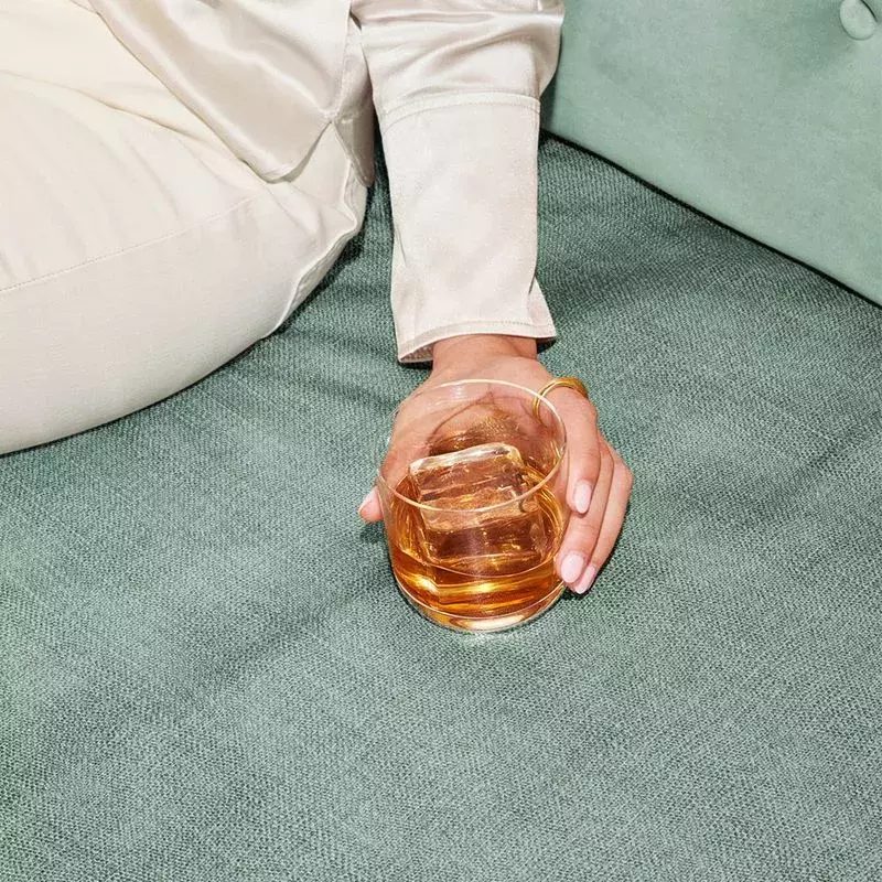 Glass of whisky on the rocks Clermont Steep