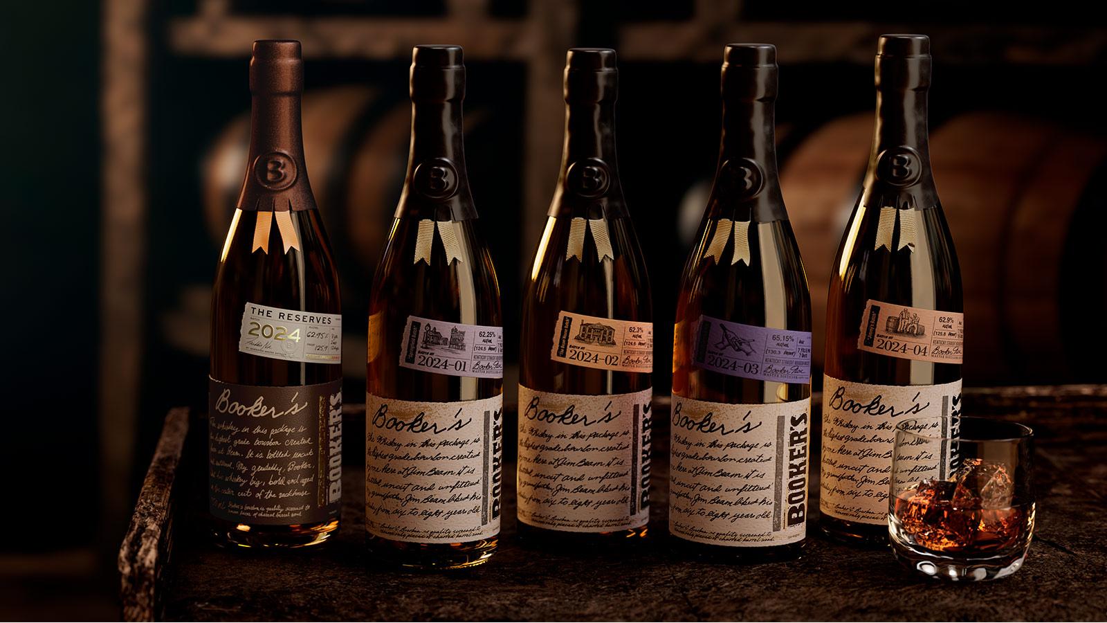Relases 2024 Range Bottle Bourbon Whisky Bookers
