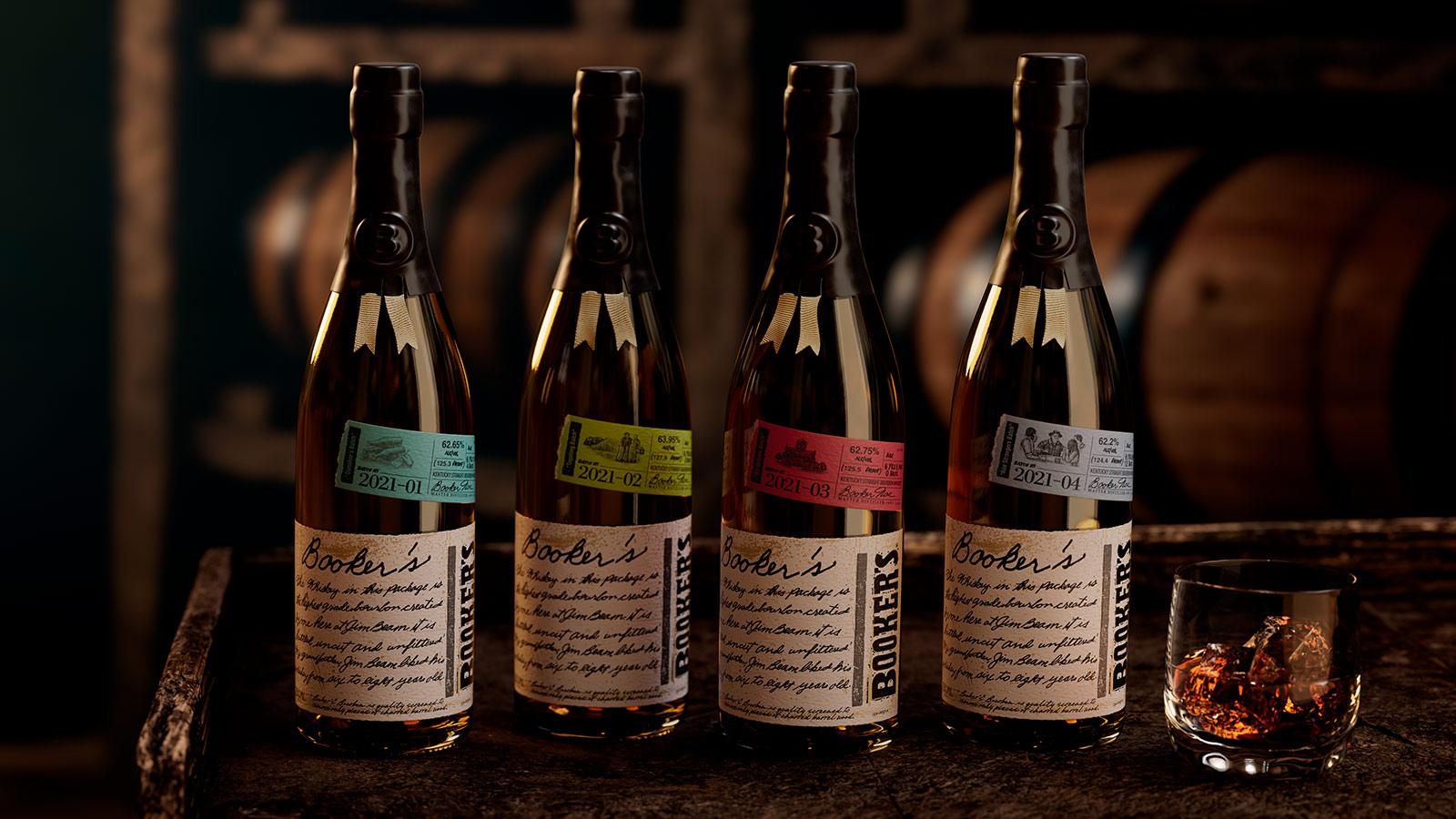 Relases 2021 Range Bottle Bourbon Whisky Bookers
