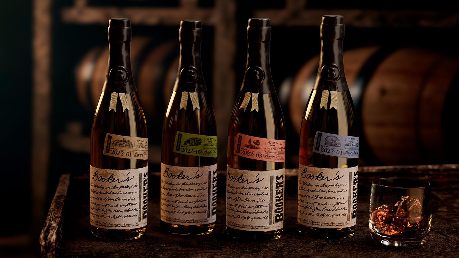 Relases 2022 Range Bottle Bourbon Whisky Bookers