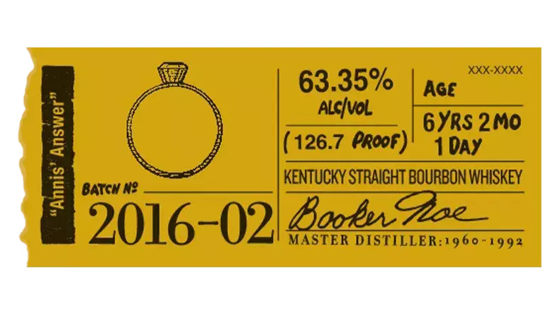 Booker’s label sticker 2016-02