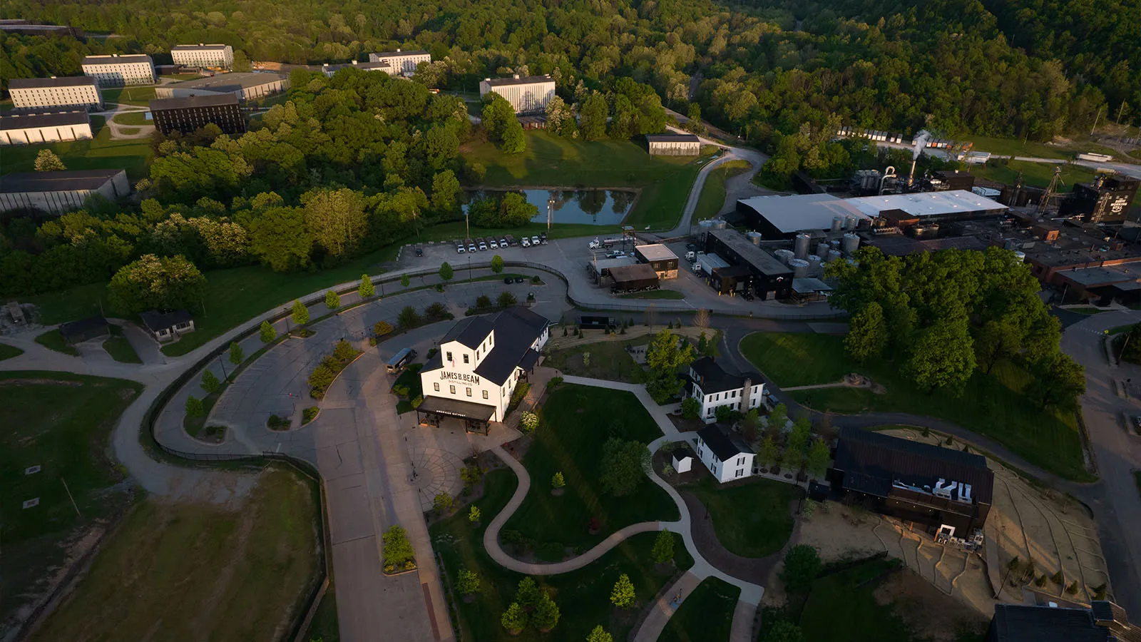 Aerial view campus
