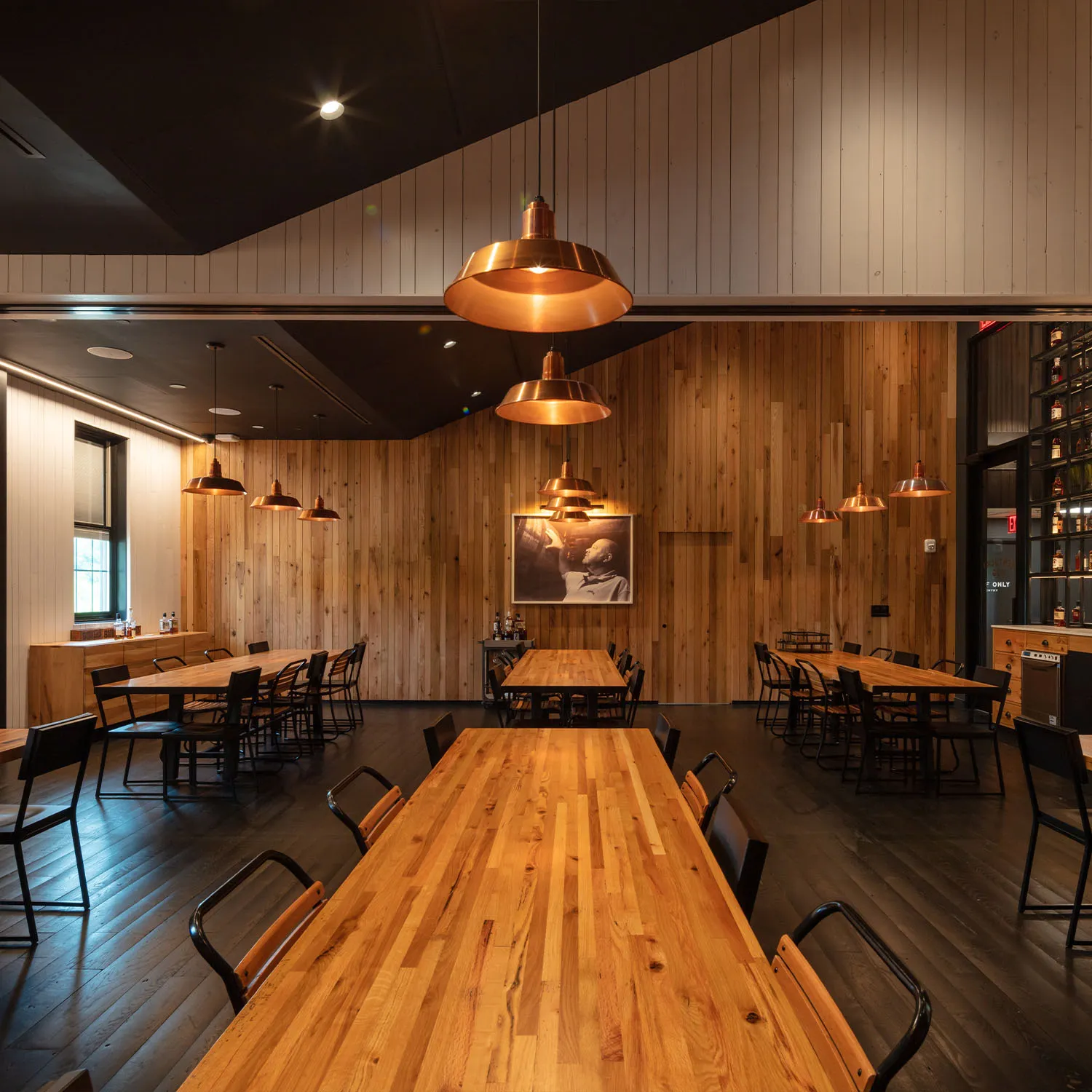 American outpost tasting venue interior