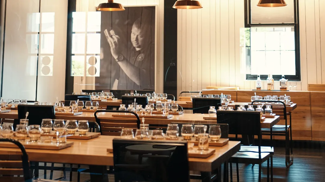 American outpost tasting venue interior