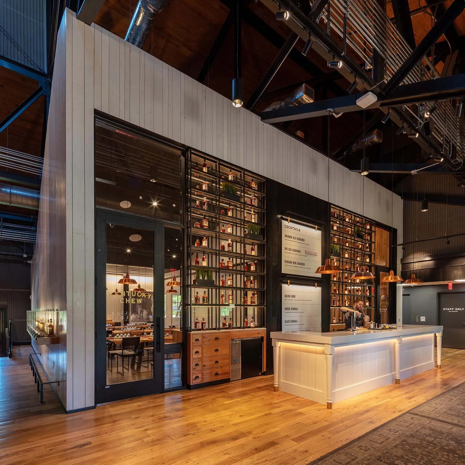 American post table venue interior