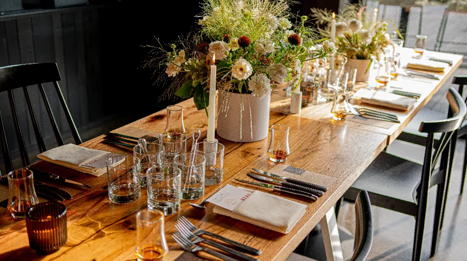 Kitchen table wedding
