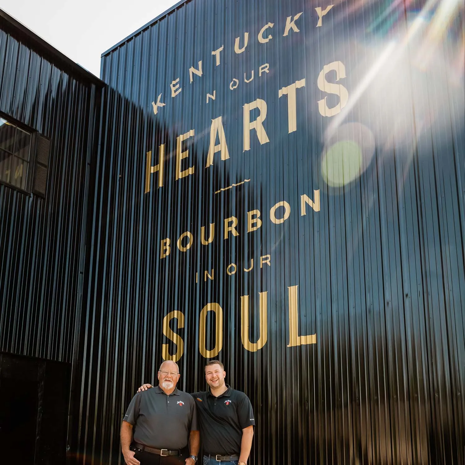 "Kentucky in Our Hearts" sign at James B. Beam Distilling Co. Distillery