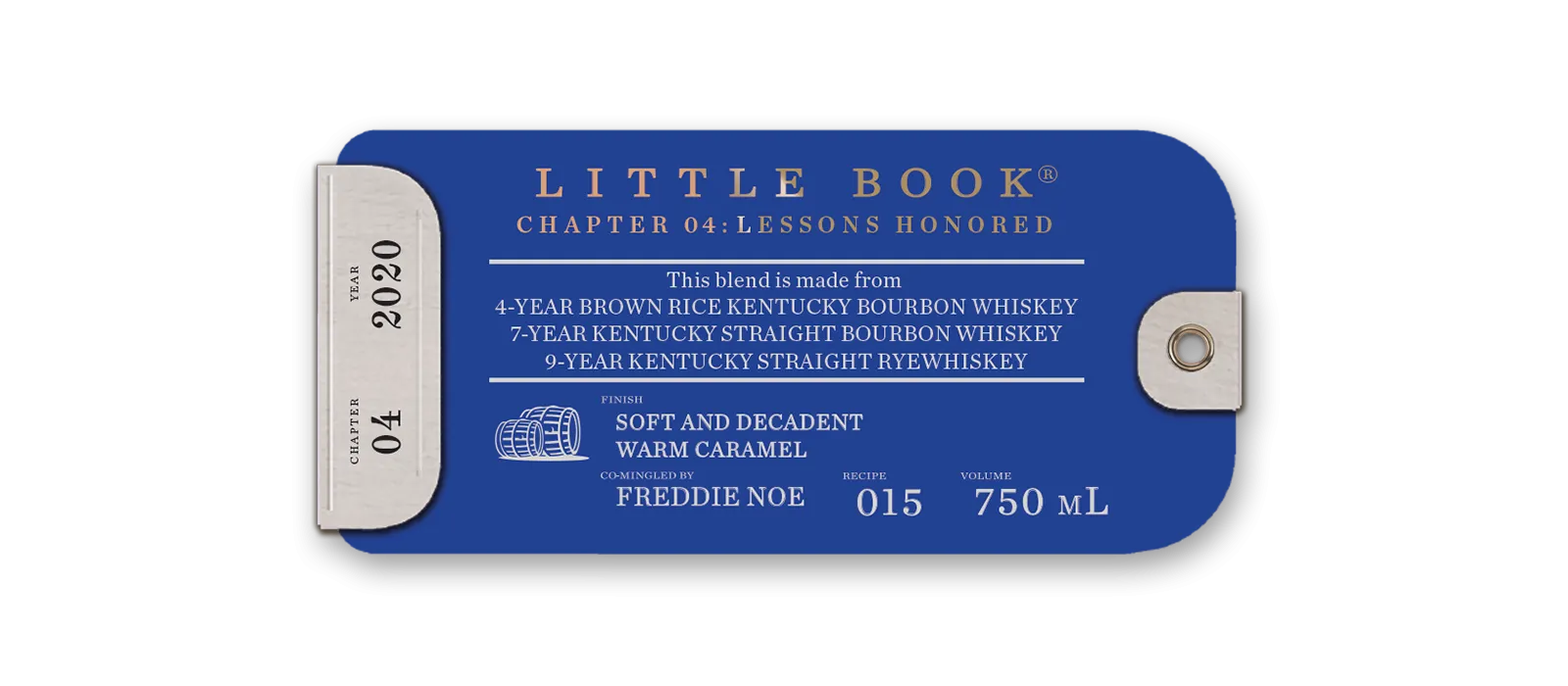 Chapter 4 Lessons Honored Handtag Bottle Whiskey Little Book