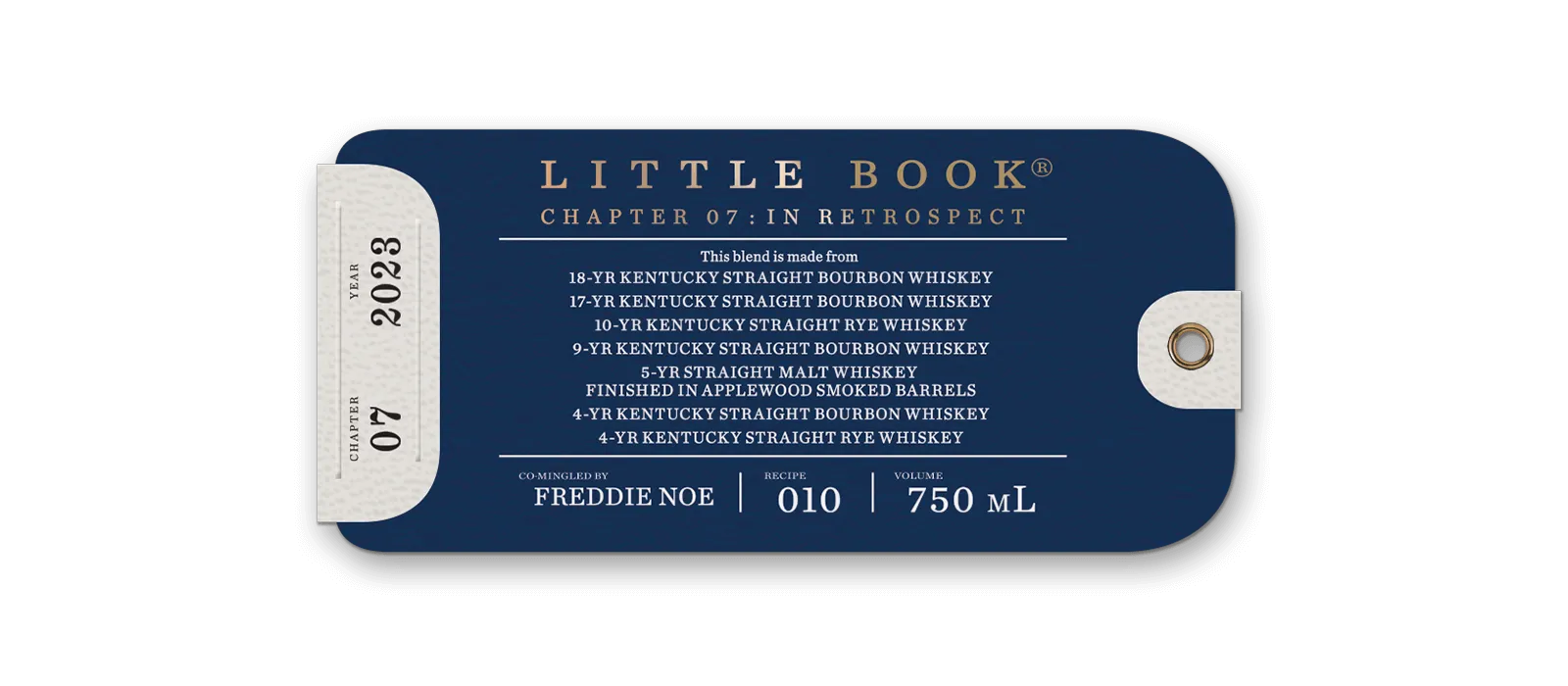 Chapter 7 In Retrospect Handtag Bottle Whiskey Little Book