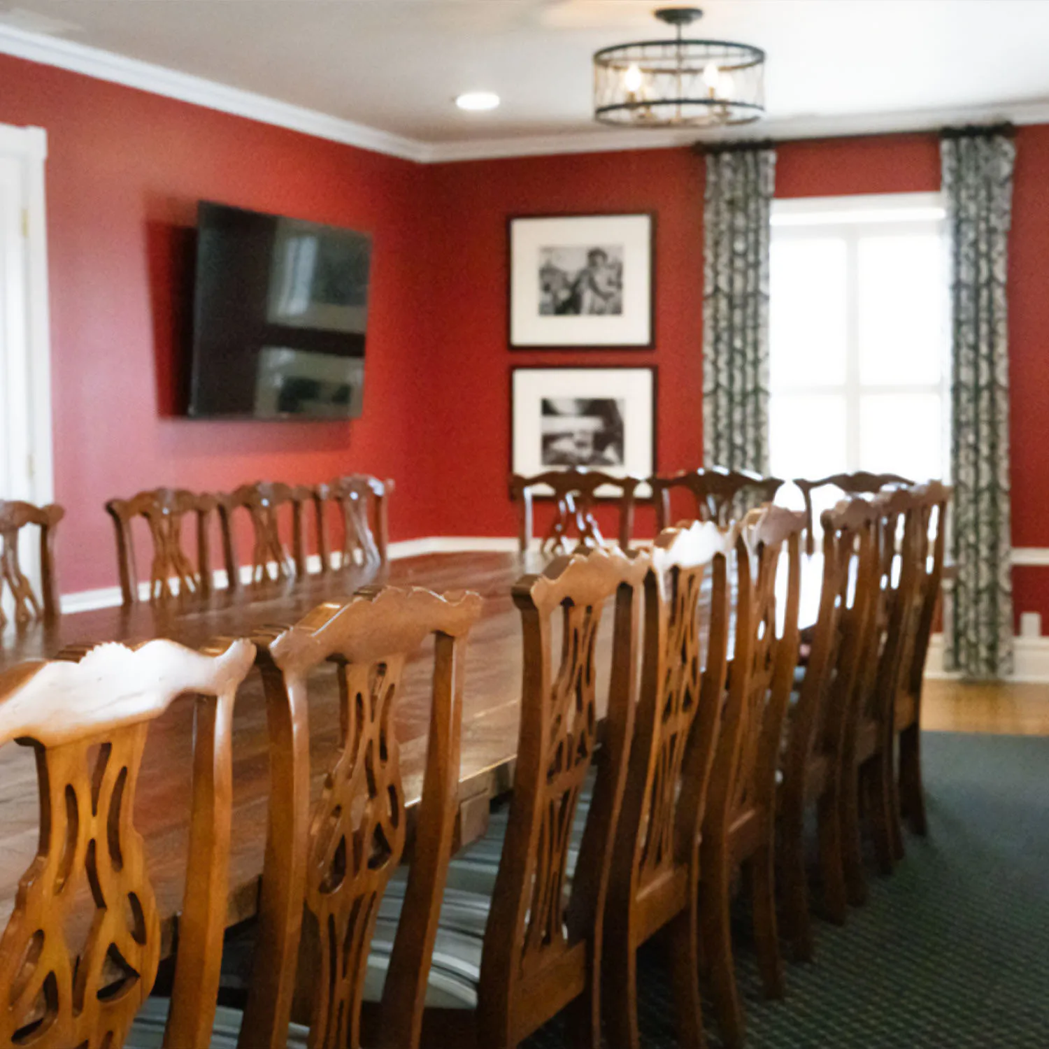 Baker beam home room interior