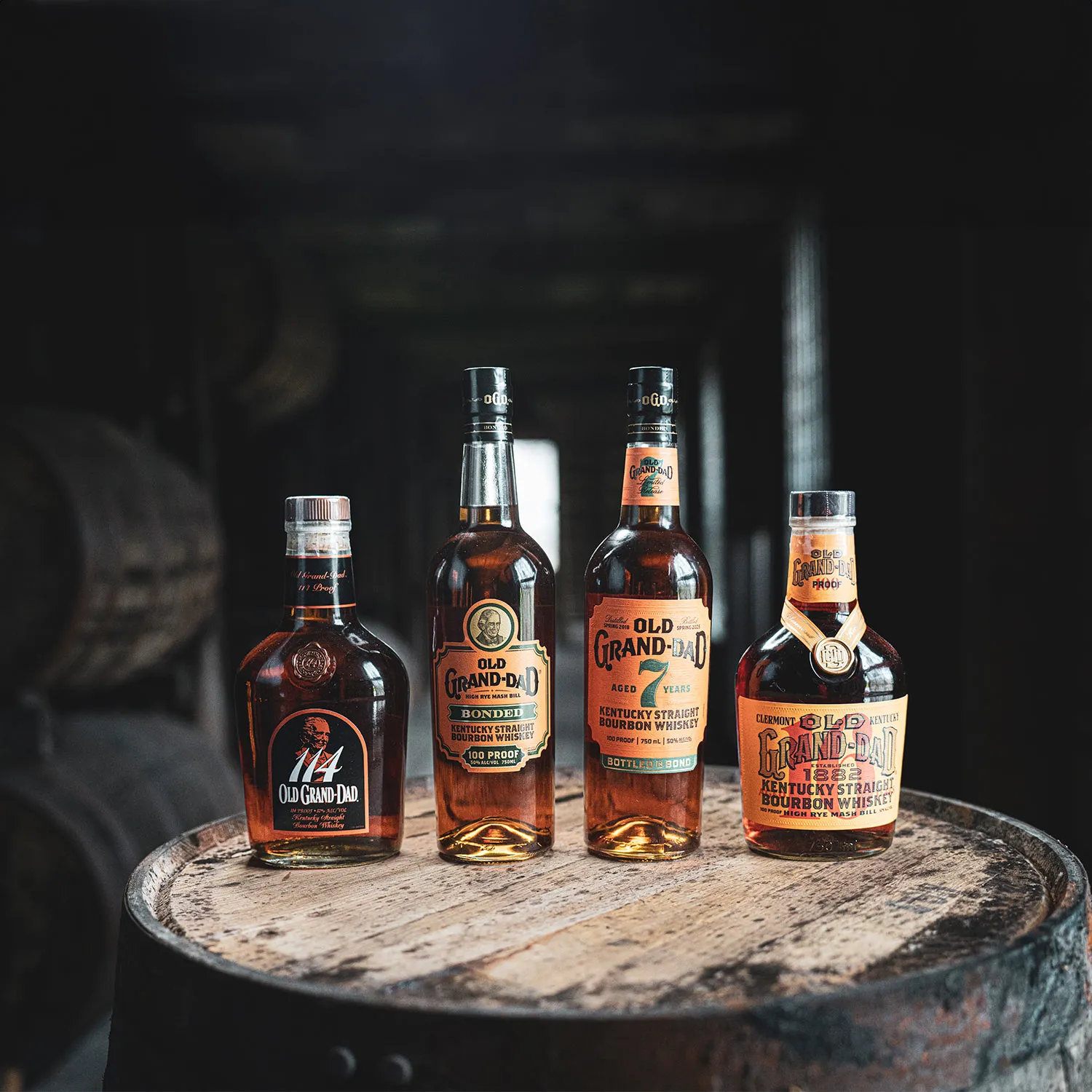 Old Grand-Dad 114 1991 ウイスキー 750ml Buy Old Grand Dad 114 Barrel Proof Bourbon 1991 Lot No.1 / 86259