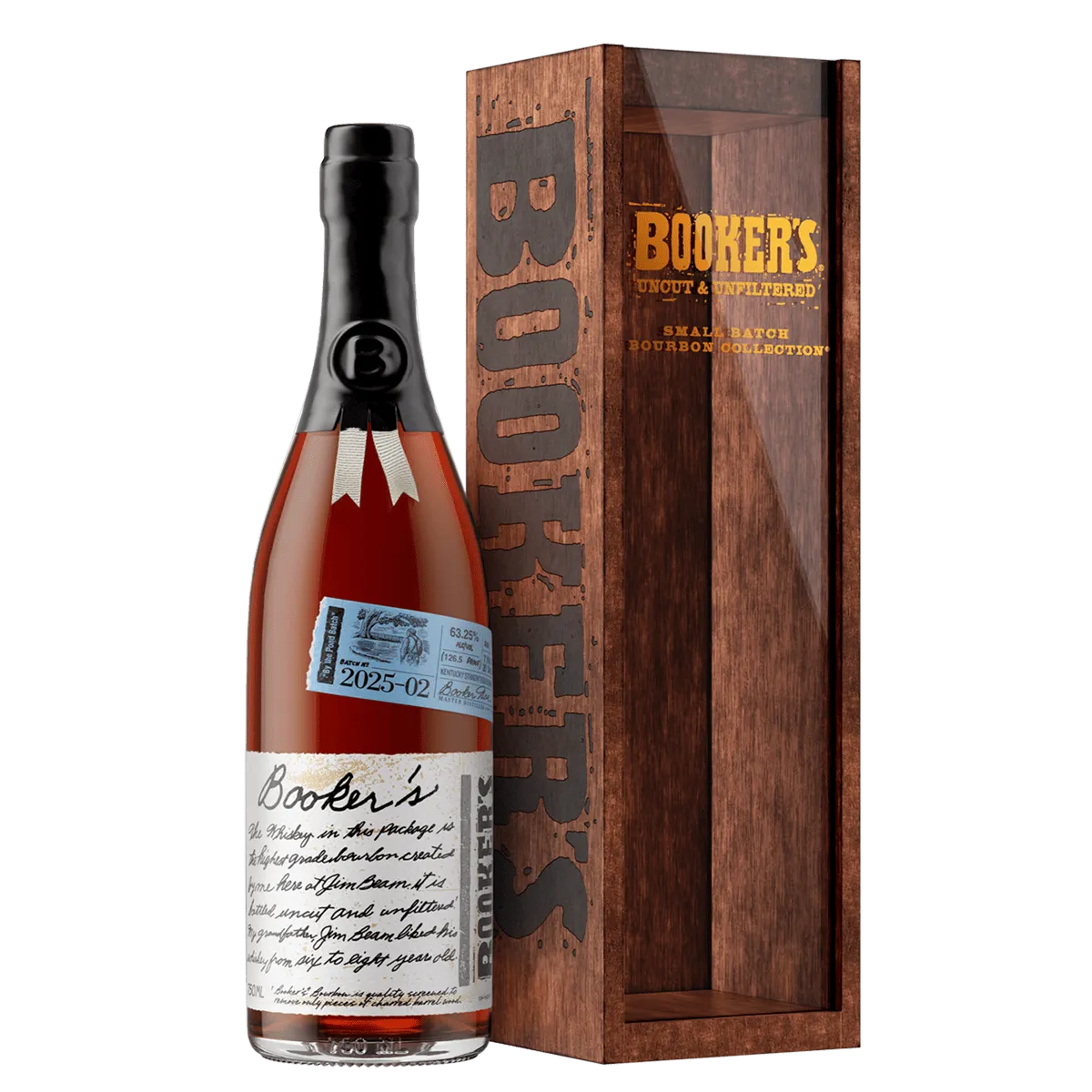 Booker’s bottle batch 2025-02 box