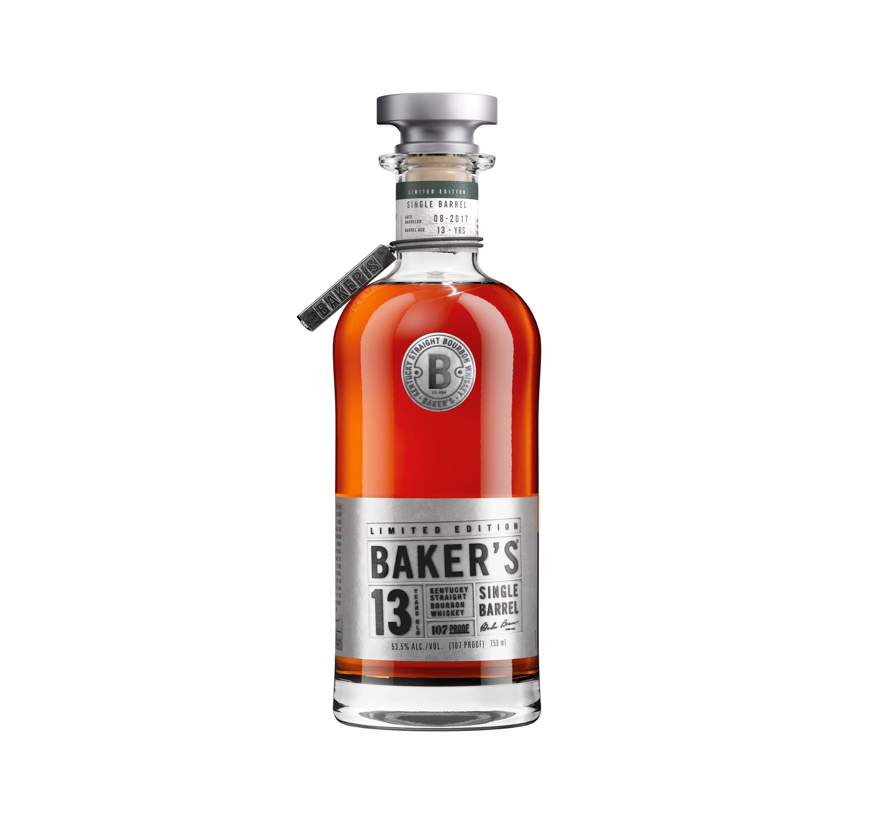 Bakers 13 product staged bottle