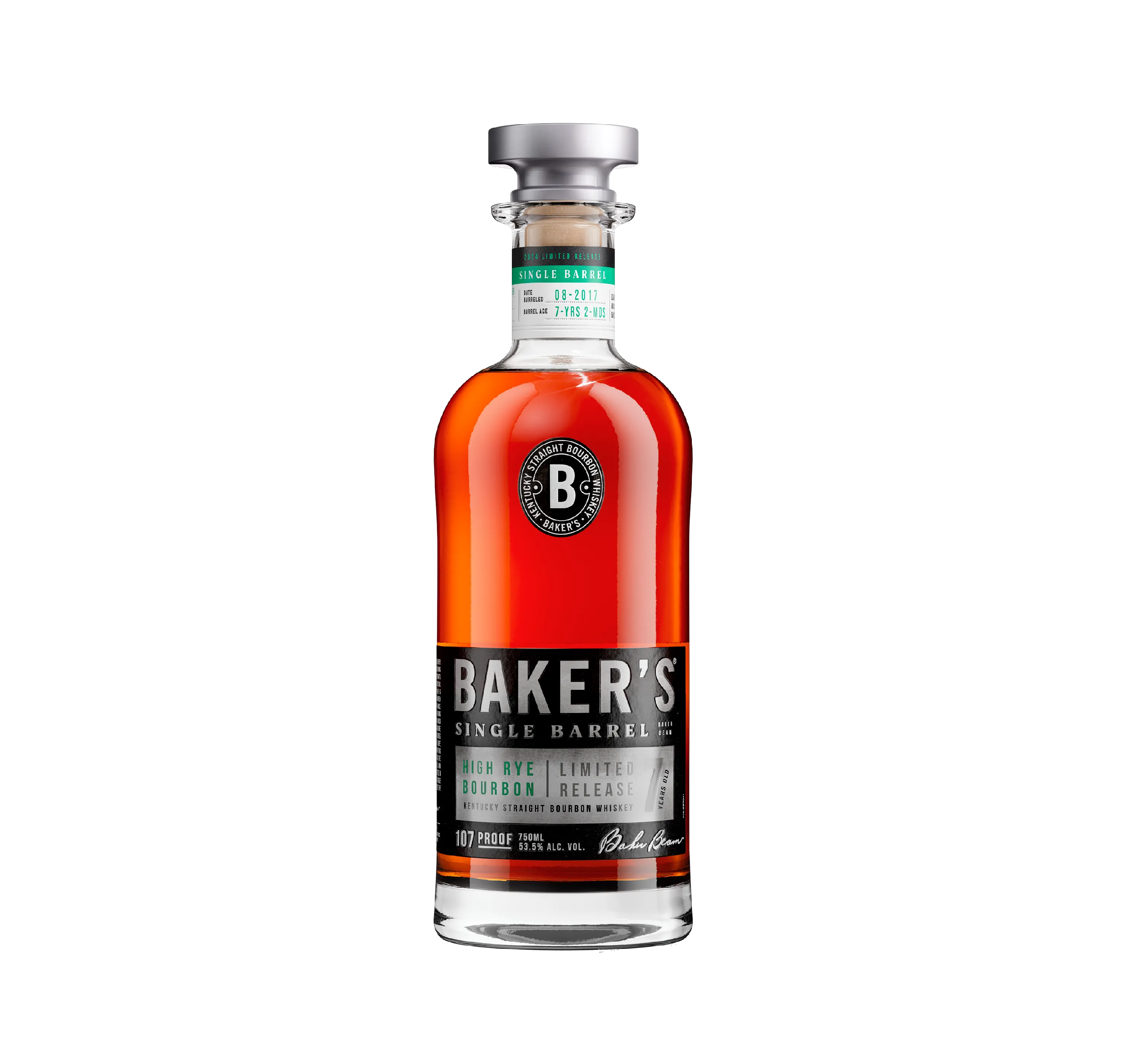Bakers High Rye staged bottle 